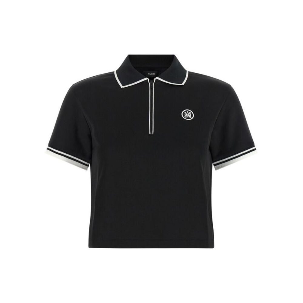 Amiri Black Polyester Polo Women's Shirt